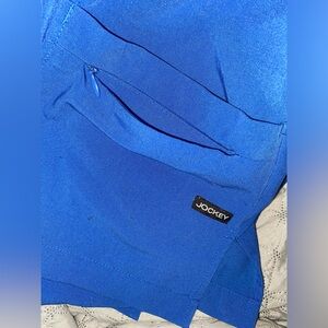 Jockey Blue Scrub Top Size Small